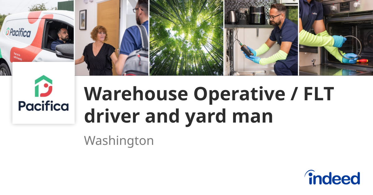 Warehouse Operative / FLT driver and yard man - Washington - Indeed.com