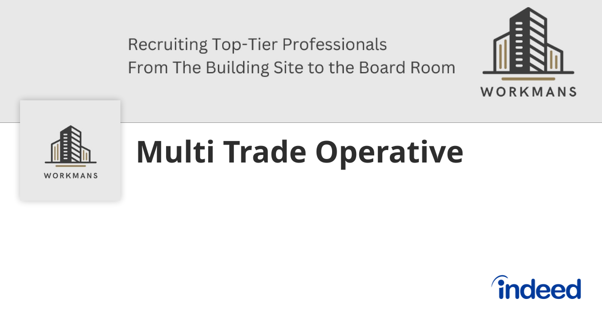 Multi Trade Operative Job Multi Trade Operative - Kent - Indeed.com