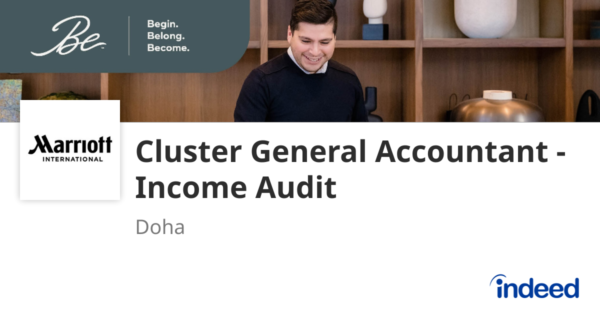 Cluster General Accountant - Income Audit - Doha - Indeed.com