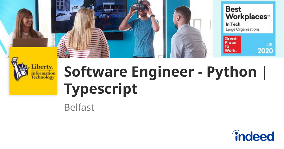 Software Engineer - Python | Typescript - Belfast - Indeed.com