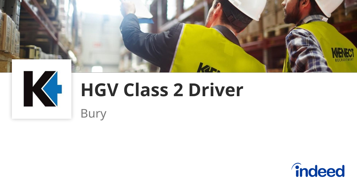 Driving Jobs In Bury Greater Manchester
