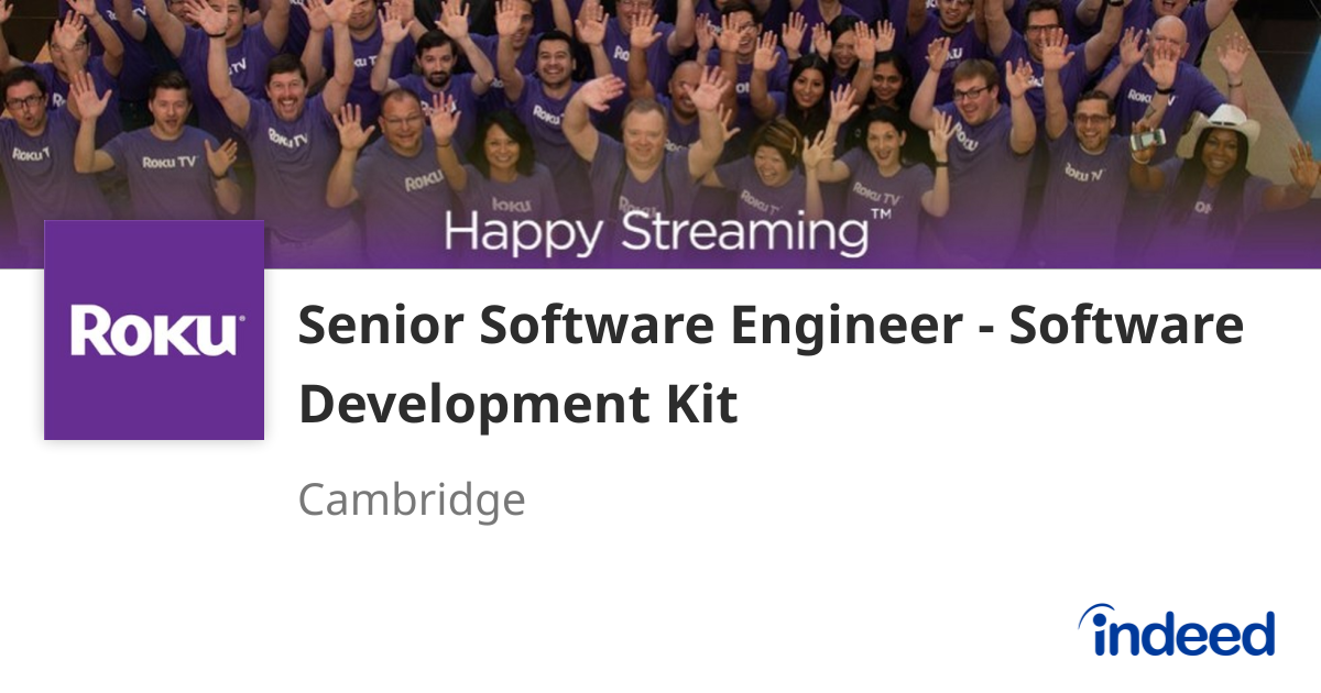 Senior Software Engineer - Software Development Kit - Cambridge CB4 ...