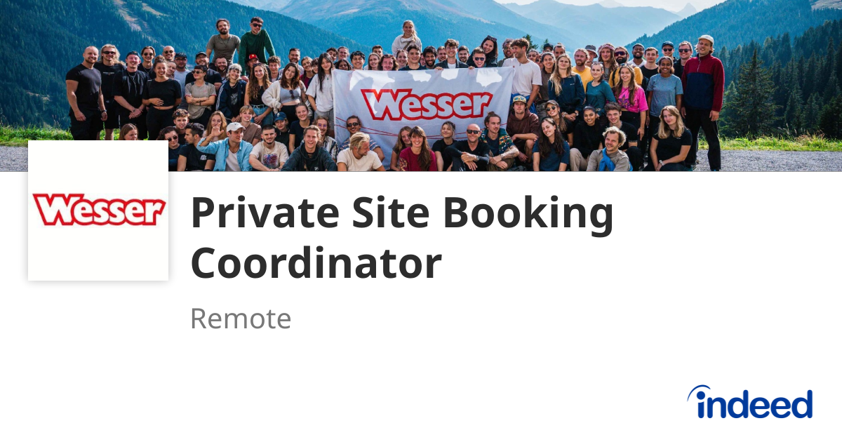 Private Site Booking Coordinator - Remote - Indeed.com