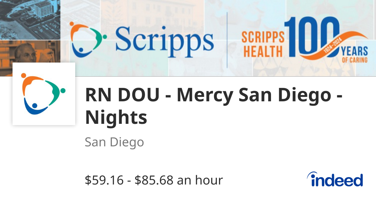 RN DOU - Mercy San Diego - Nights