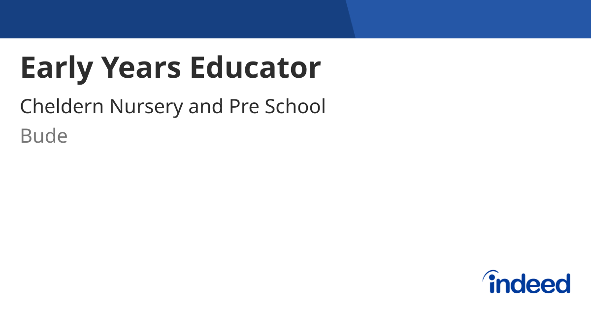 early-years-educator-bude-ex23-9hn-indeed
