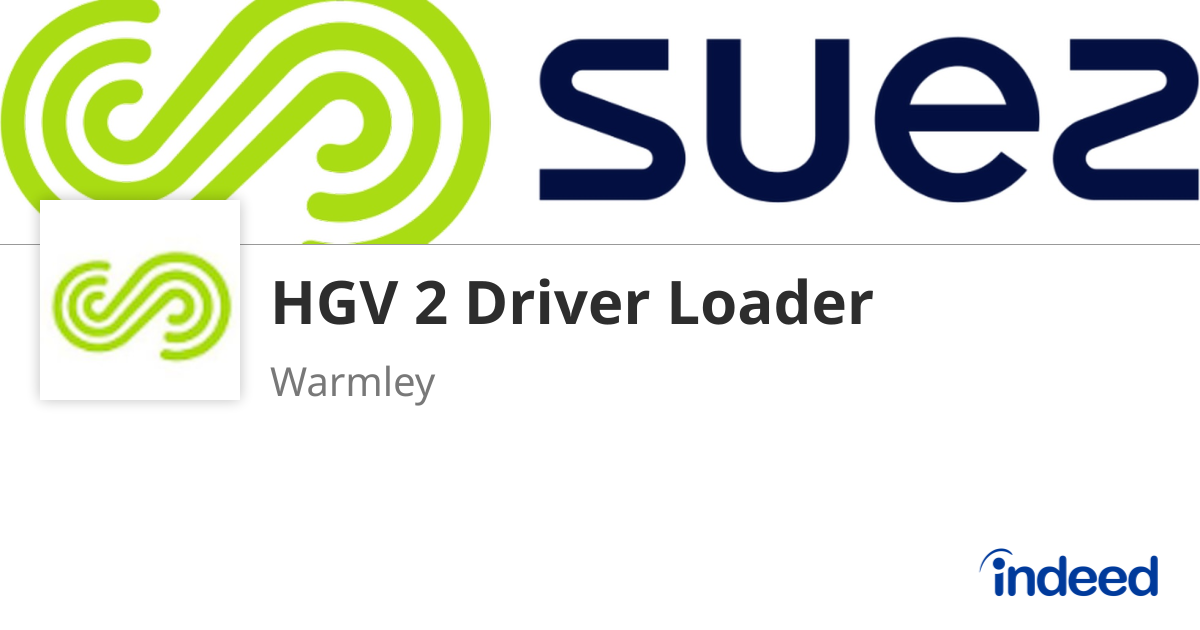 HGV 2 Driver Loader - Warmley - Indeed.com