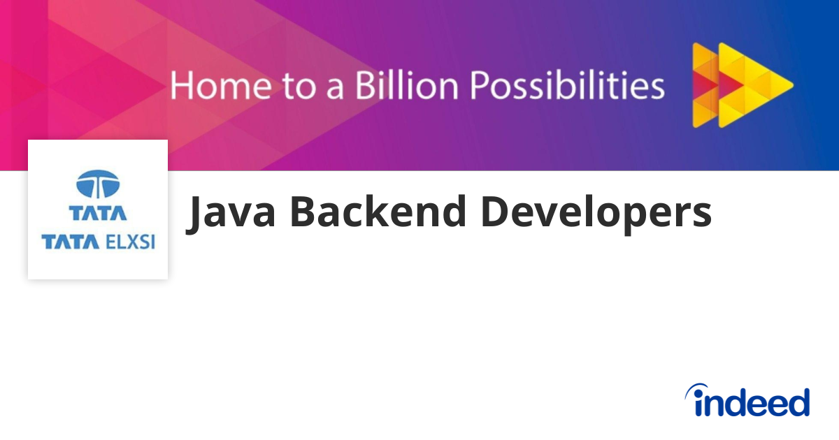 Java Backend Developers - Chennai, Tamil Nadu - Indeed.com