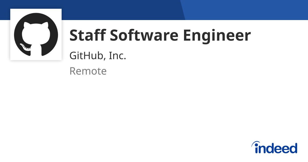 Staff Software Engineer - Remote - Indeed.com