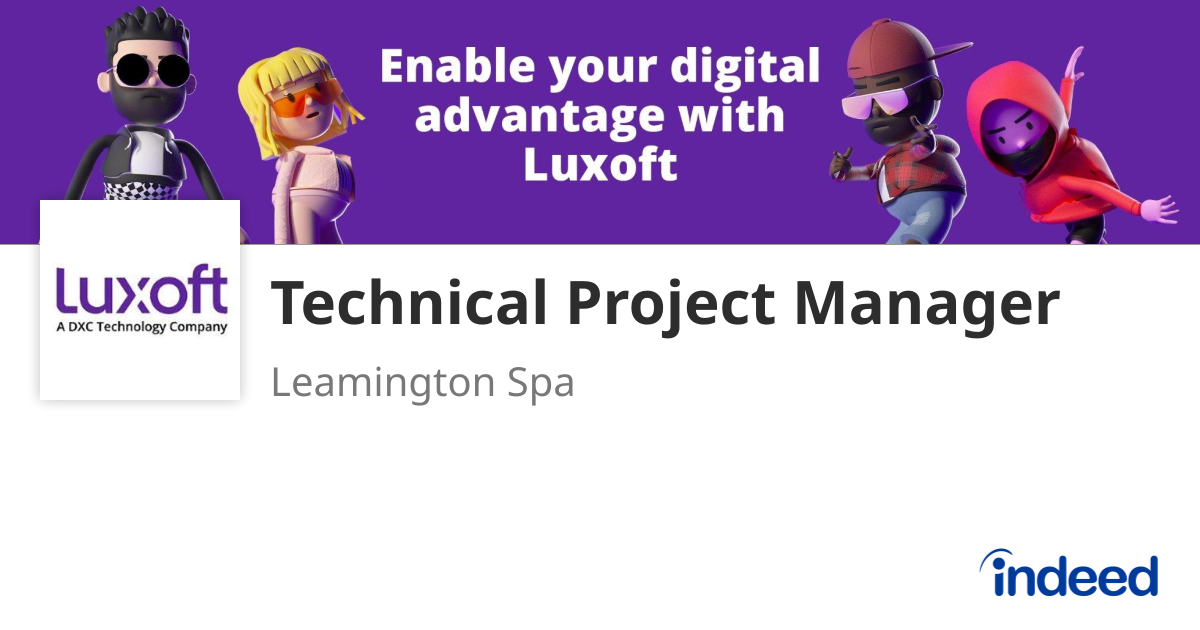 Technical Project Manager - Leamington Spa - Indeed.com