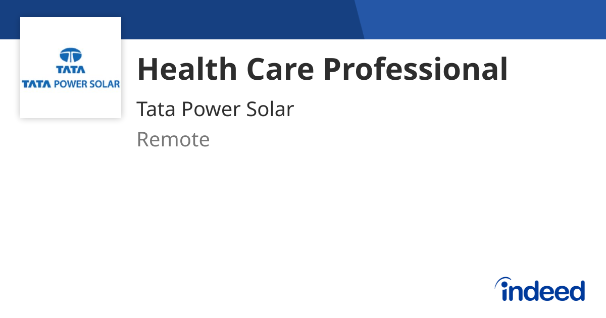 Health Care Professional - Remote - Indeed.com