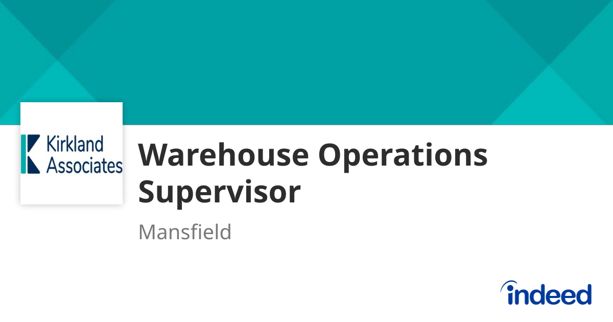 Internal Contents Supervisor - Mansfield NG17 - Indeed.com