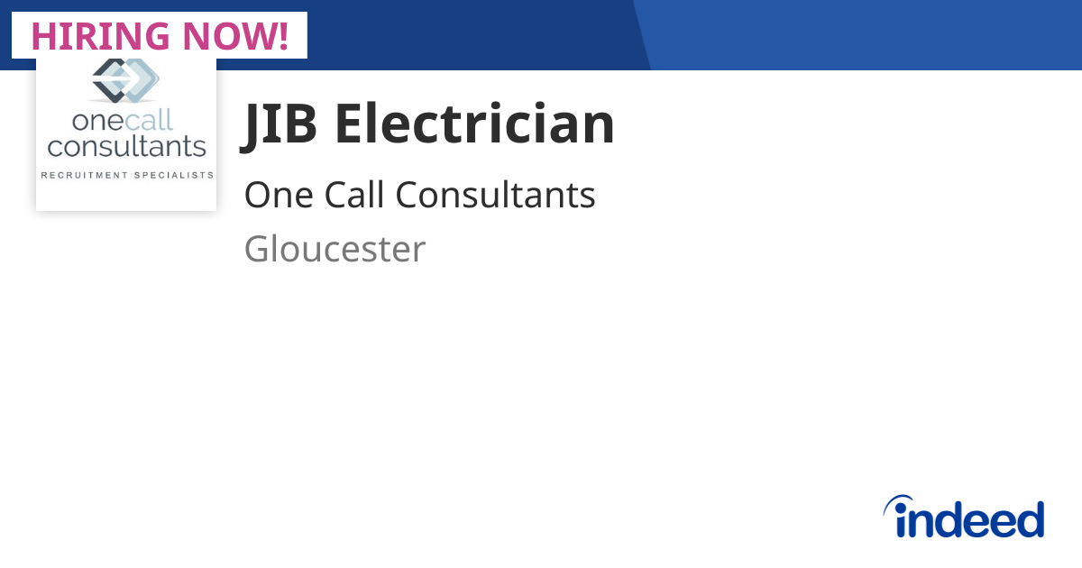 JIB Electrician - Gloucester - Indeed.com