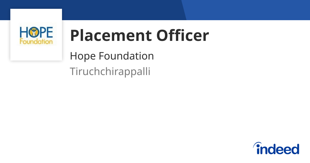 placement-officer-tiruchchirappalli-tamil-nadu-indeed