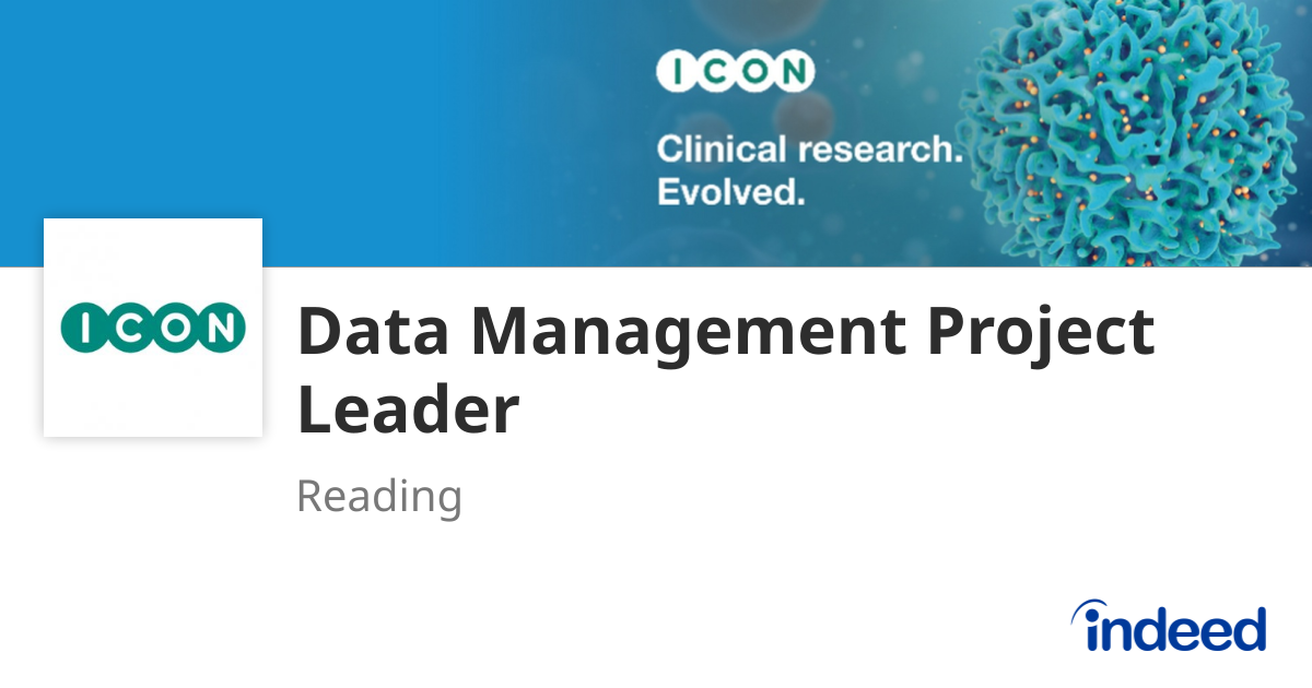 Data Management Project Leader - Reading - Indeed.com