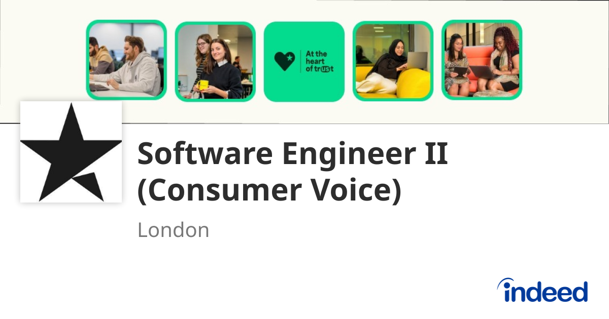 Software Engineer II (Consumer Voice) - London - Indeed.com
