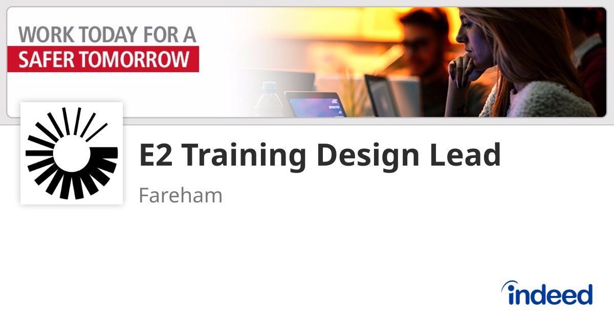 E2 Training Design Lead - Fareham - Indeed.com