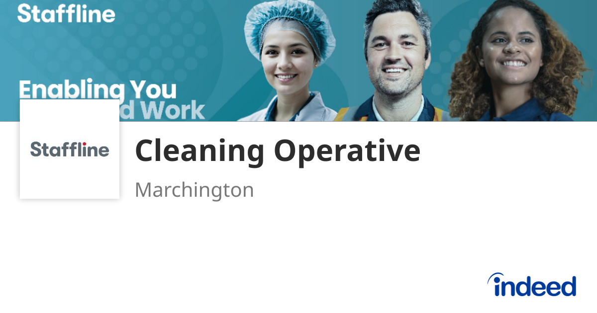 Cleaning Operative - Marchington ST14 8LP - Indeed.com