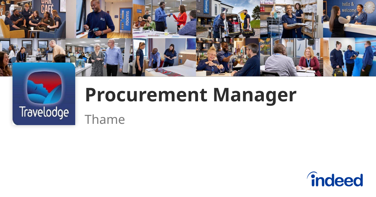 Procurement Manager - Thame OX9 3AT - Indeed.com