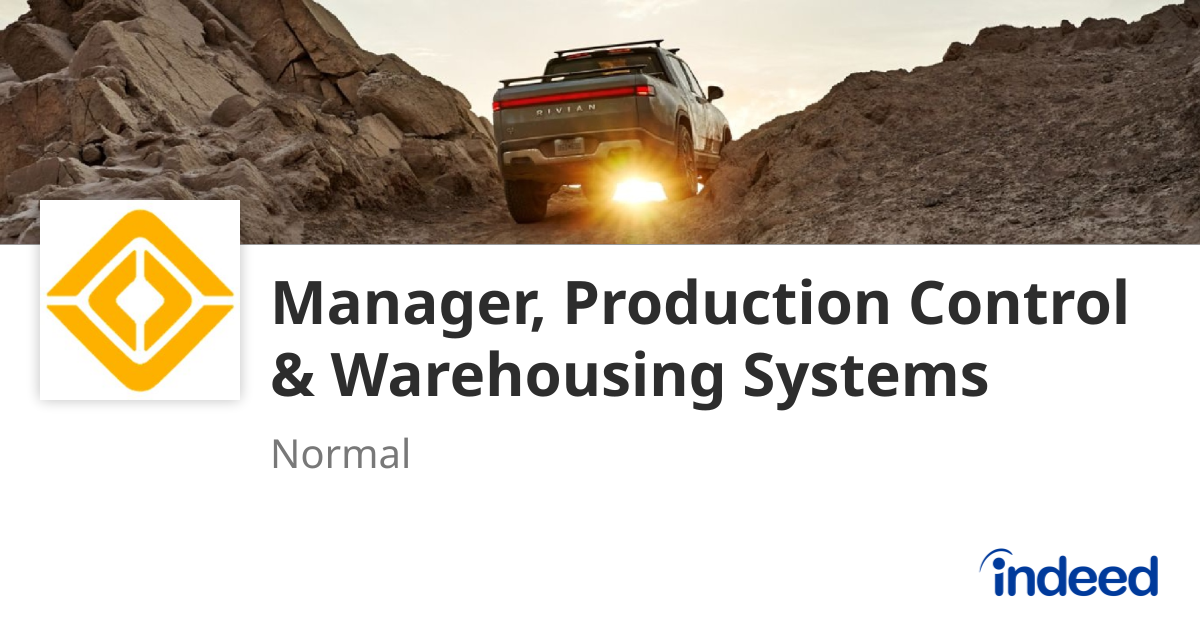 Manager, Production Control & Warehousing Systems