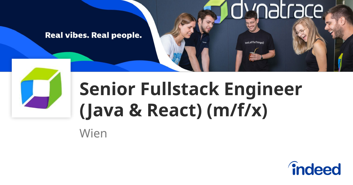 Senior Fullstack Engineer (Java & React) (m/f/x) - Wien, W - Indeed.com