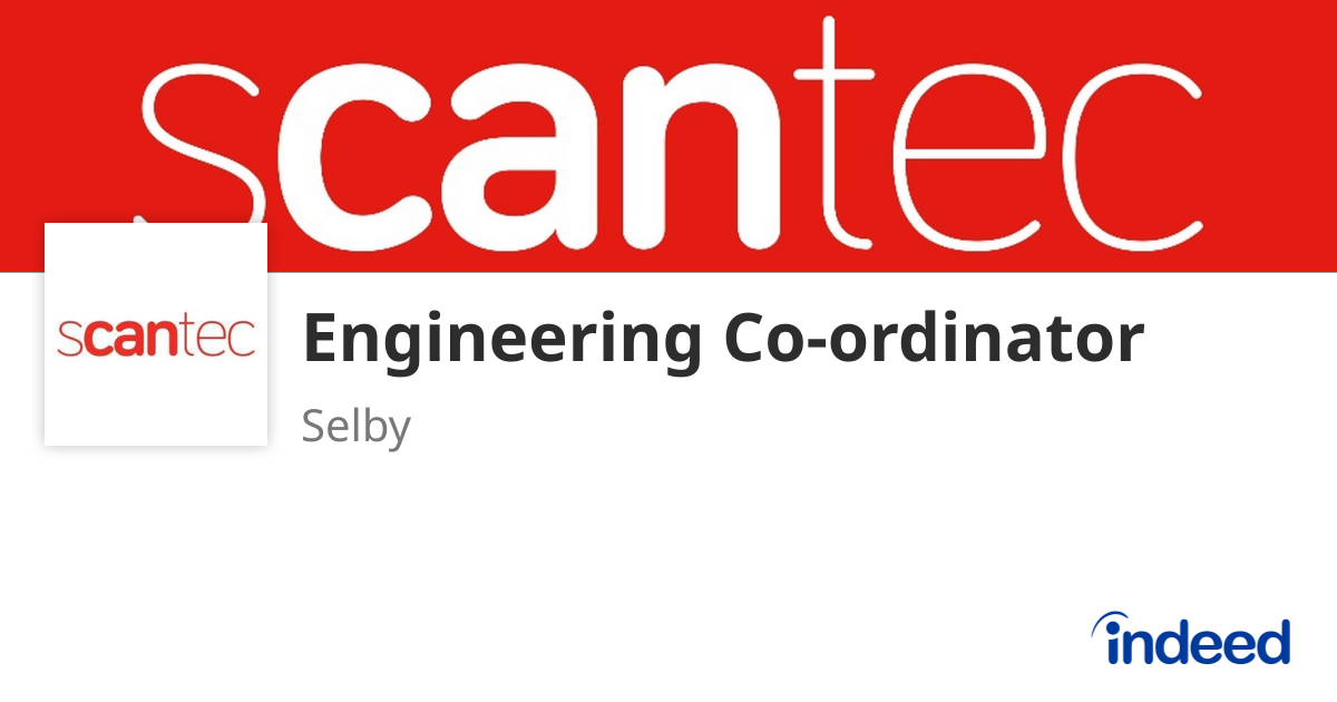 Engineering Co-ordinator - Selby YO8 8AN - Indeed.com