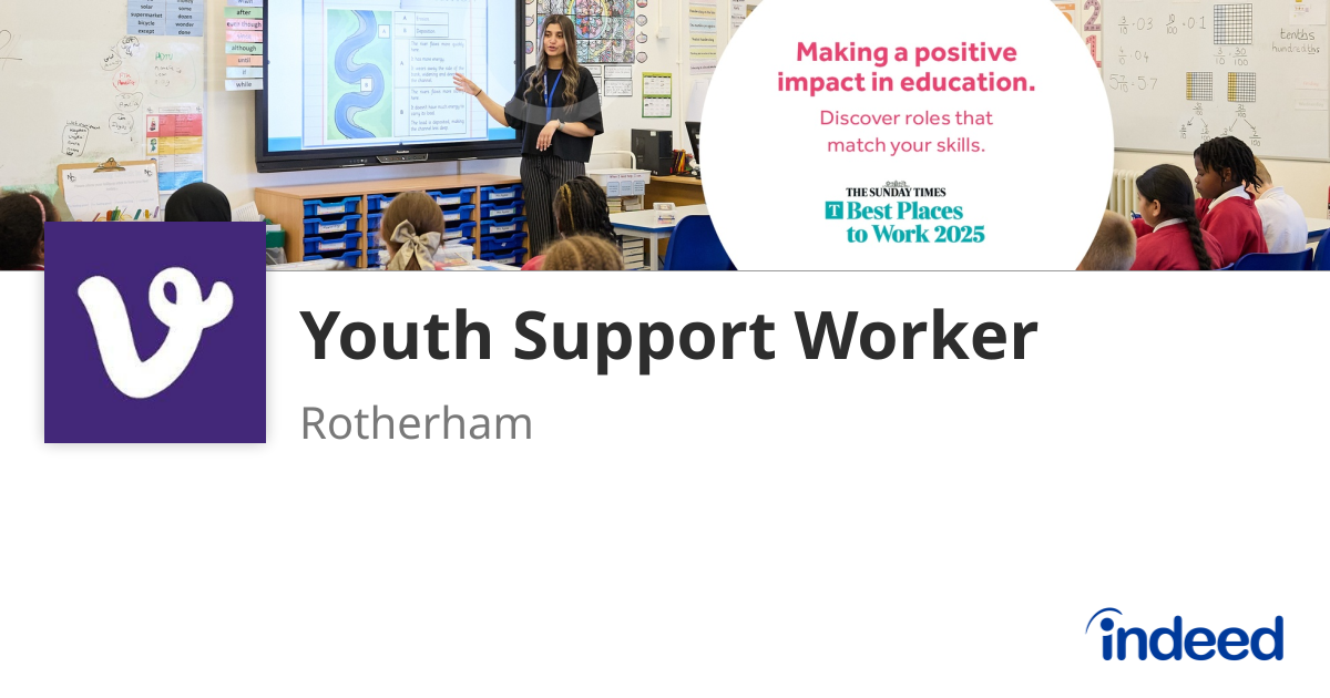 Youth Support Worker - Rotherham S60 - Indeed.com