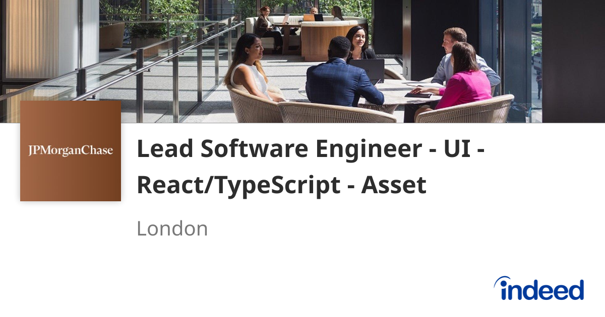 Lead Software Engineer - UI - React/TypeScript - Asset Management ...