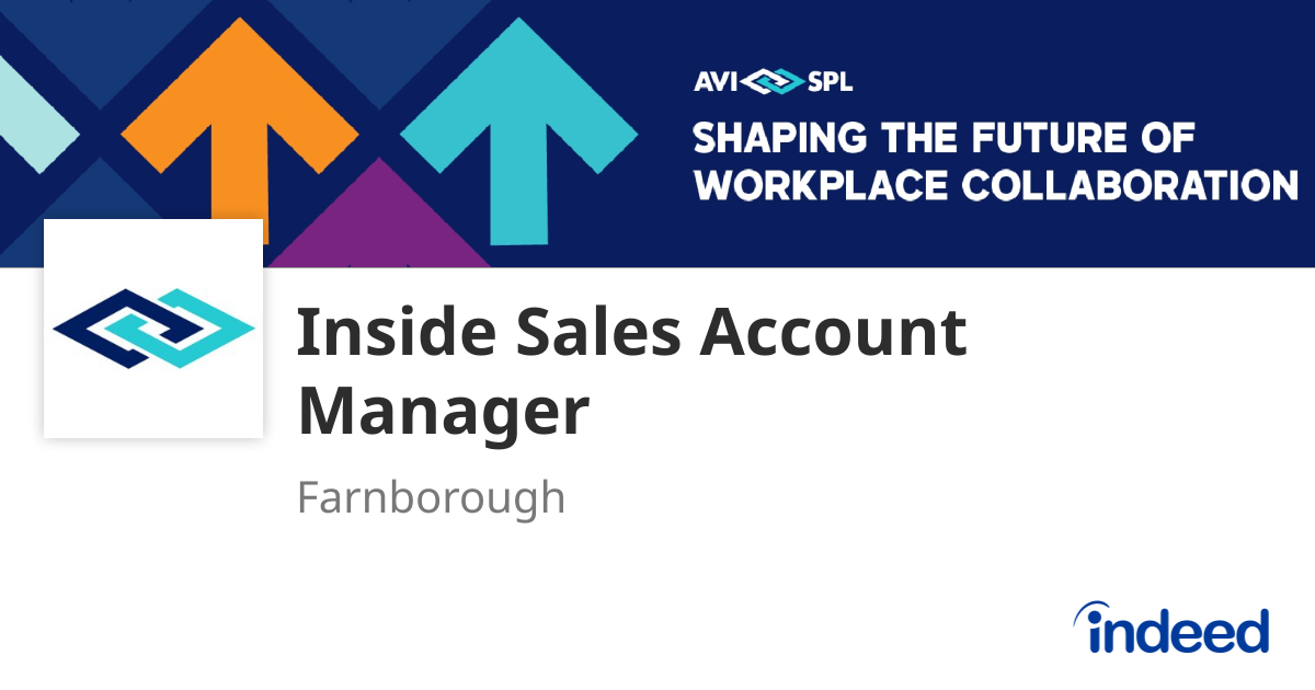 Inside Sales Account Manager - Farnborough GU14 0NR - Indeed.com