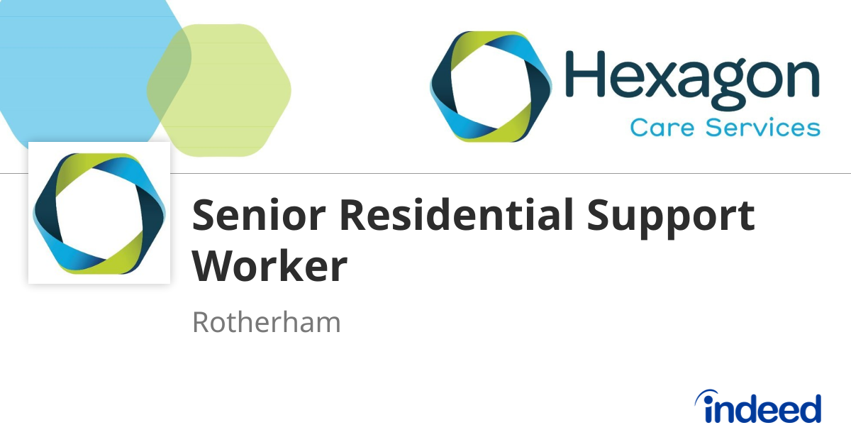 Senior Residential Support Worker - Rotherham - Indeed.com
