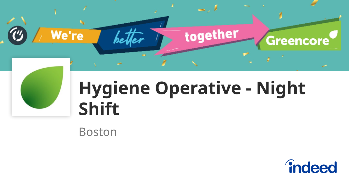 Hygiene Operative - Night Shift