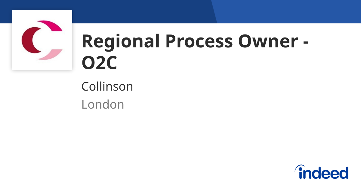 Velisa O2c Regional Process Owner - O2C - London SE1 2AQ - Indeed.com