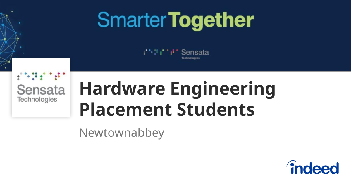 Hardware Engineering Placement Students - Newtownabbey - Indeed.com
