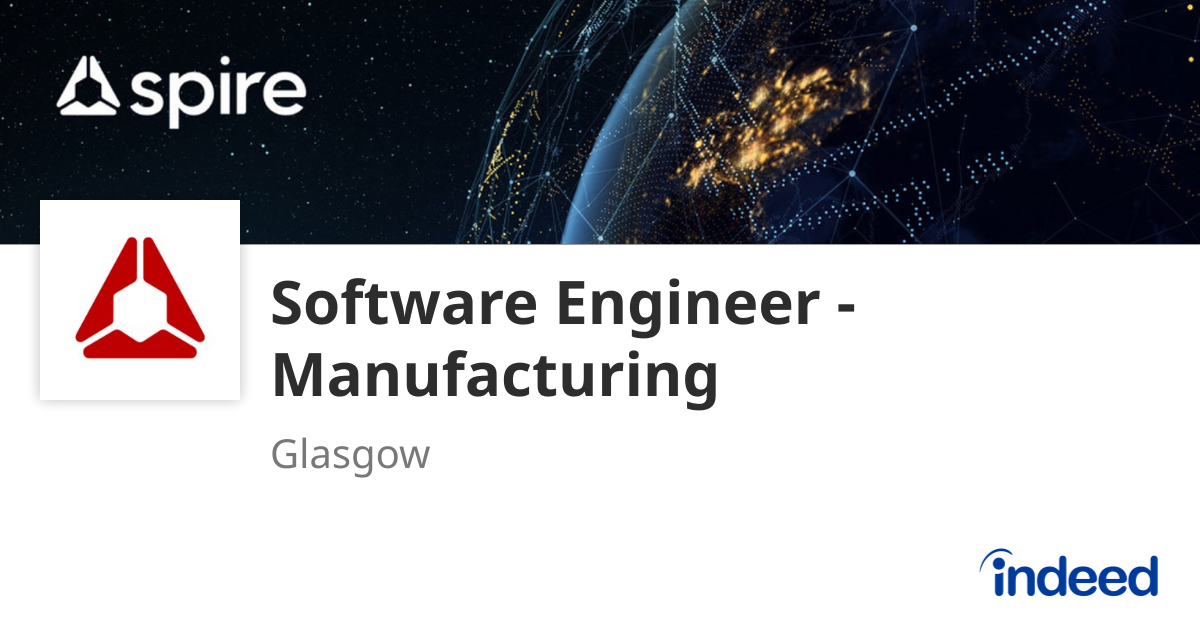 Software Engineer - Manufacturing - Glasgow - Indeed.com
