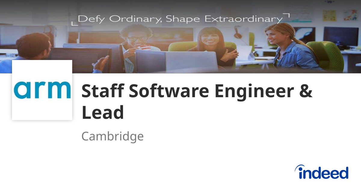 Staff Software Engineer & Lead - Cambridge - Indeed.com