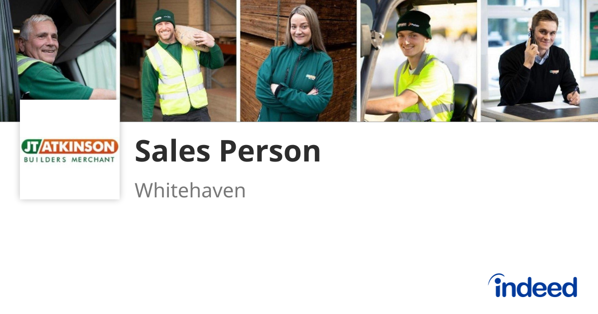 Sales Person Whitehaven