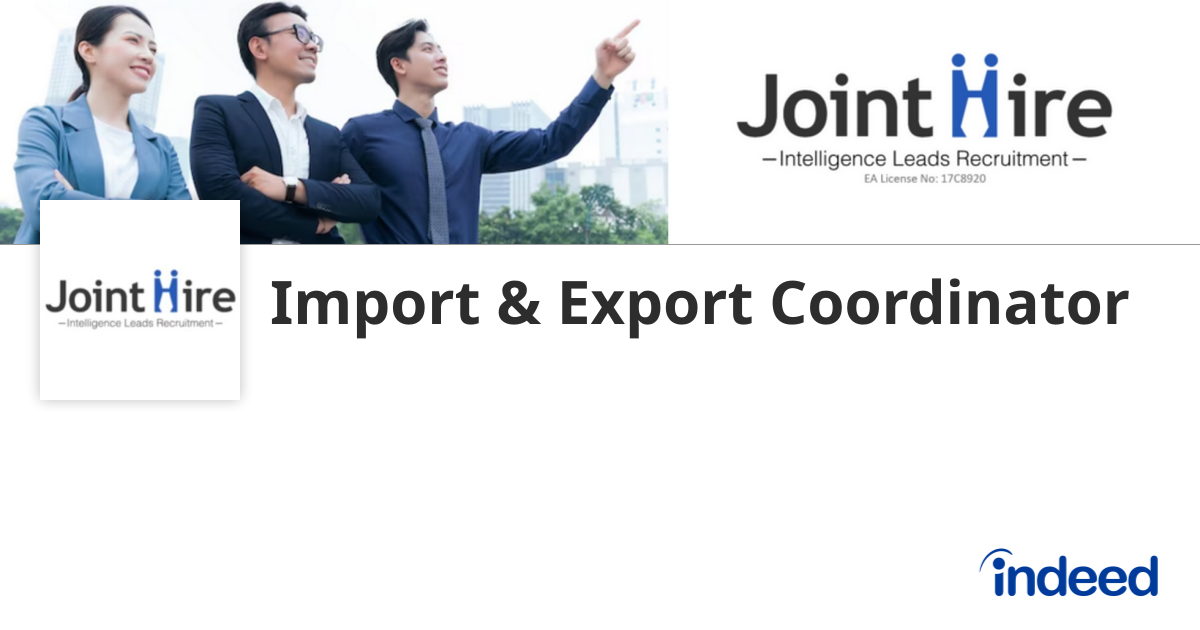 import-export-coordinator-singapore-indeed