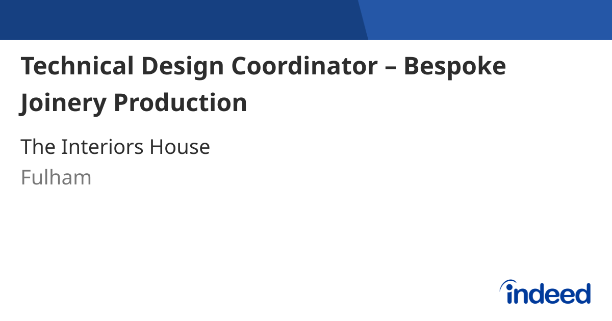 technical-design-coordinator-bespoke-joinery-production-fulham-sw6