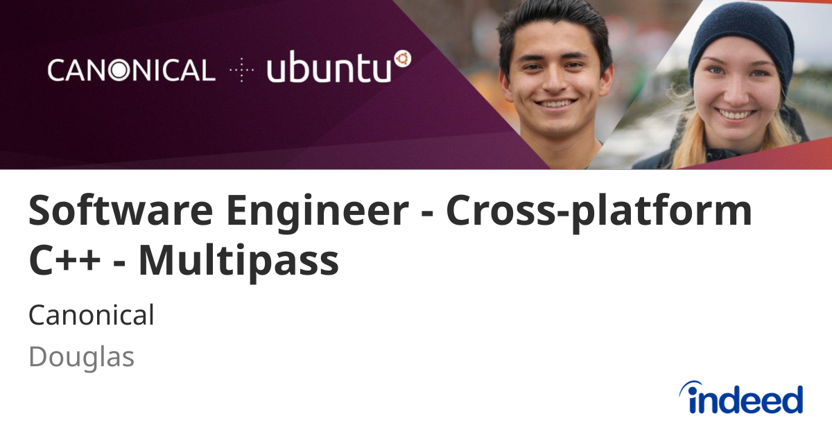 Software Engineer - Cross-platform C++ - Multipass - Douglas - Indeed.com