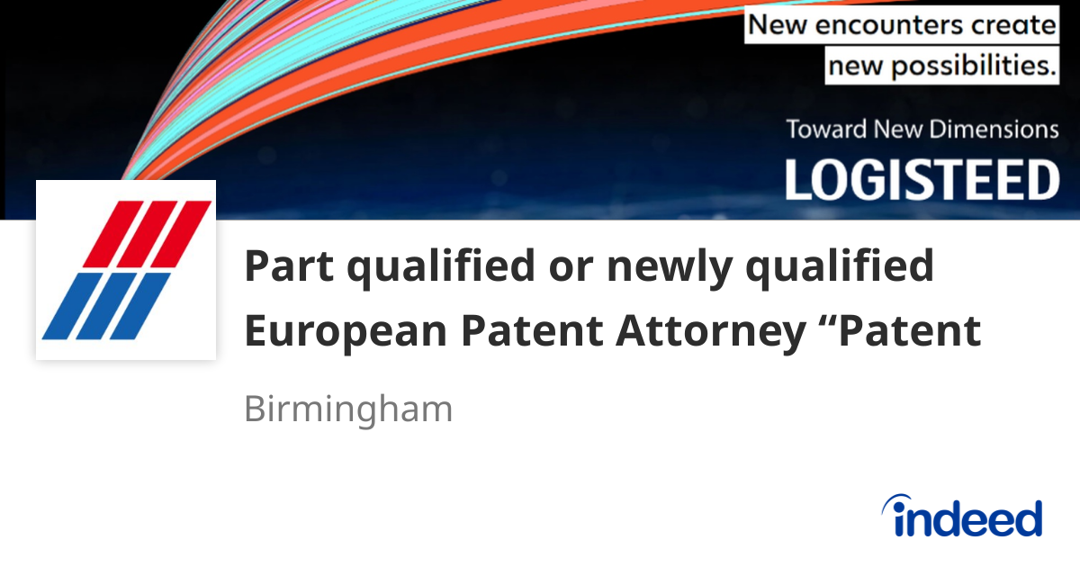 Photo inspiration: Gallery Detail: Part Qualified Or Newly Qualified European Patent Attorney Patent
