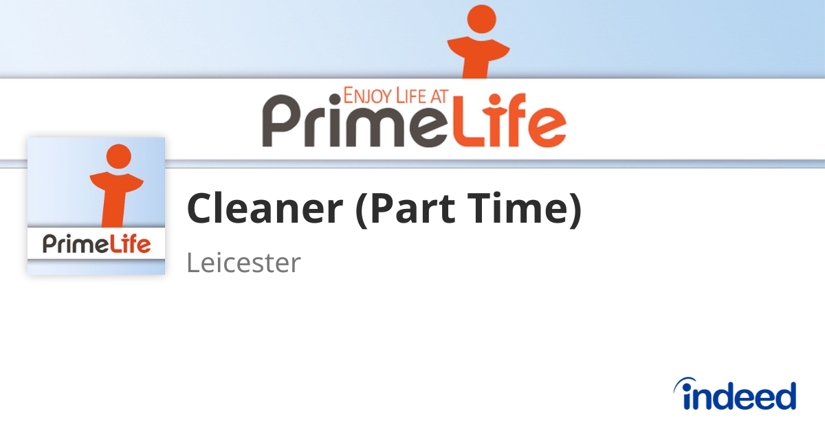 Cleaner (Part Time) - Leicester LE2 1TB - Indeed.com