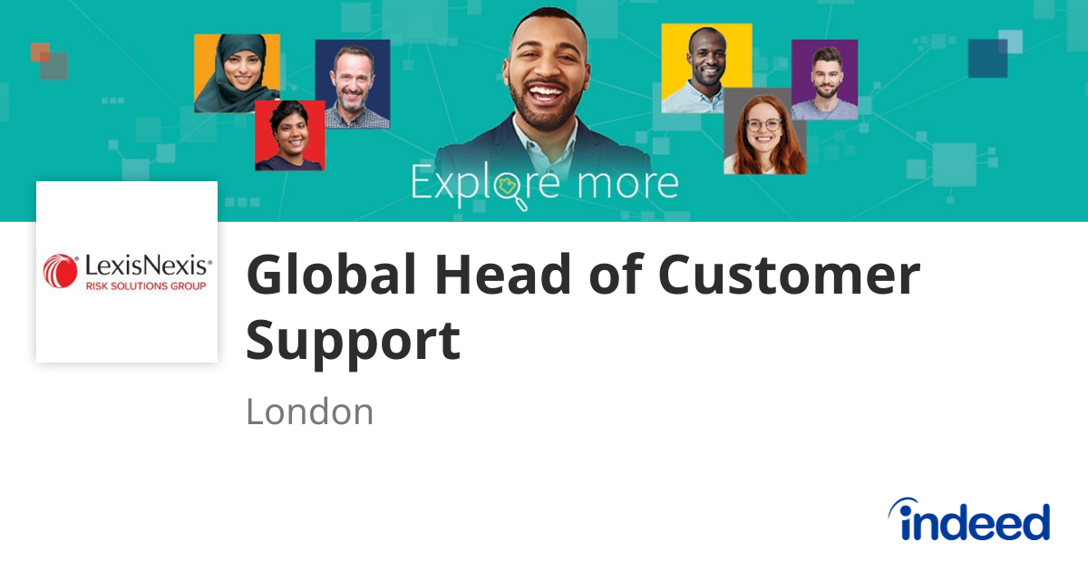 Global Head of Customer Support - London - Indeed.com