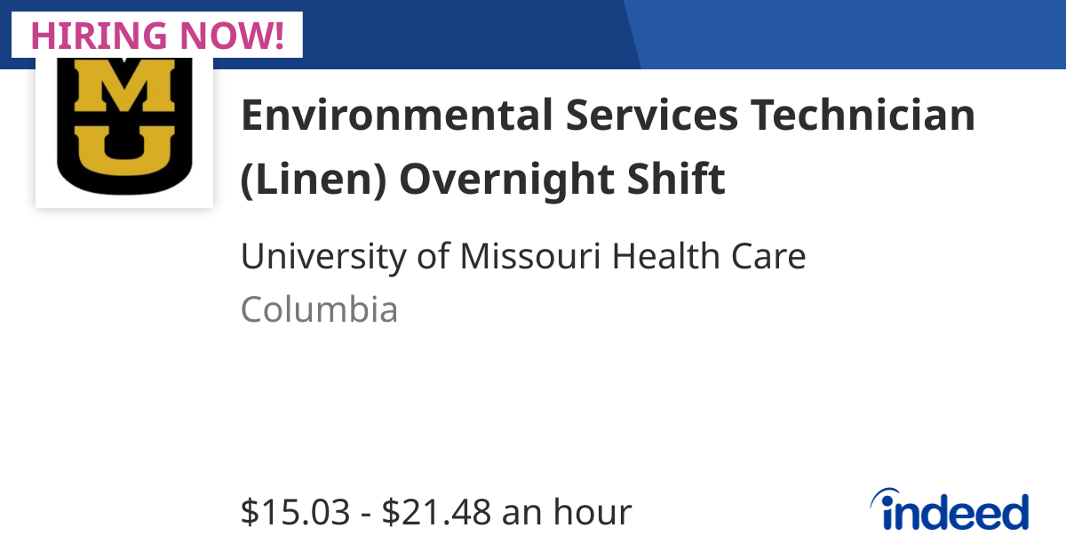 Environmental Services Technician (Linen) Overnight Shift