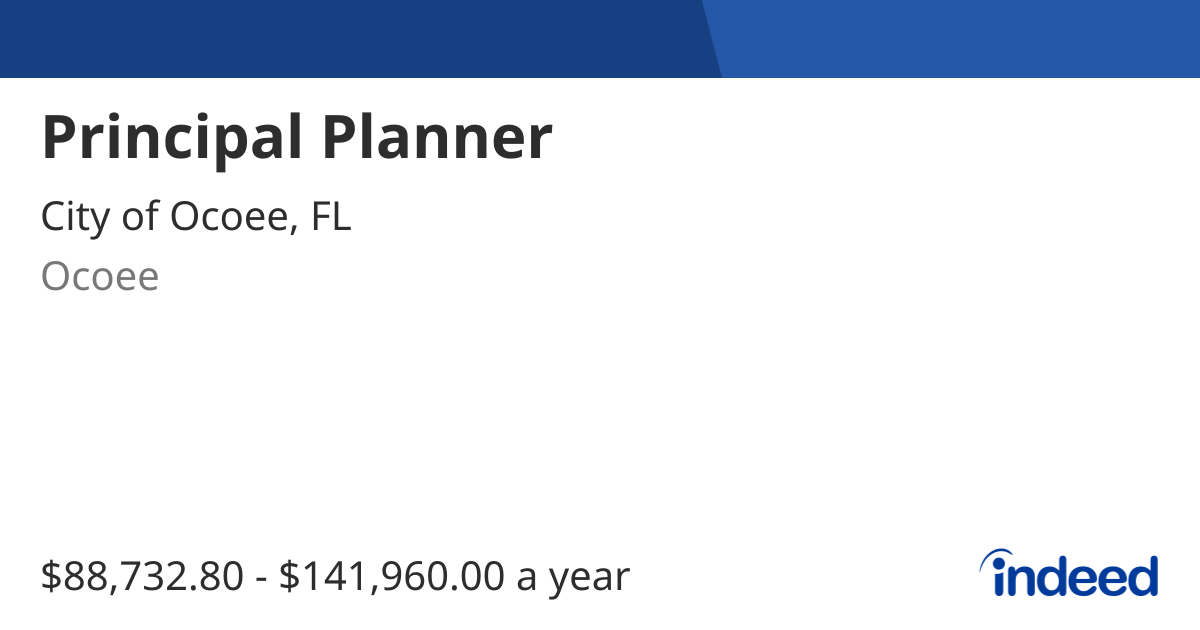 Principal Planner Ocoee, FL