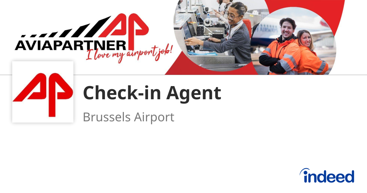 Check-in Agent - Brussels Airport - Indeed.com