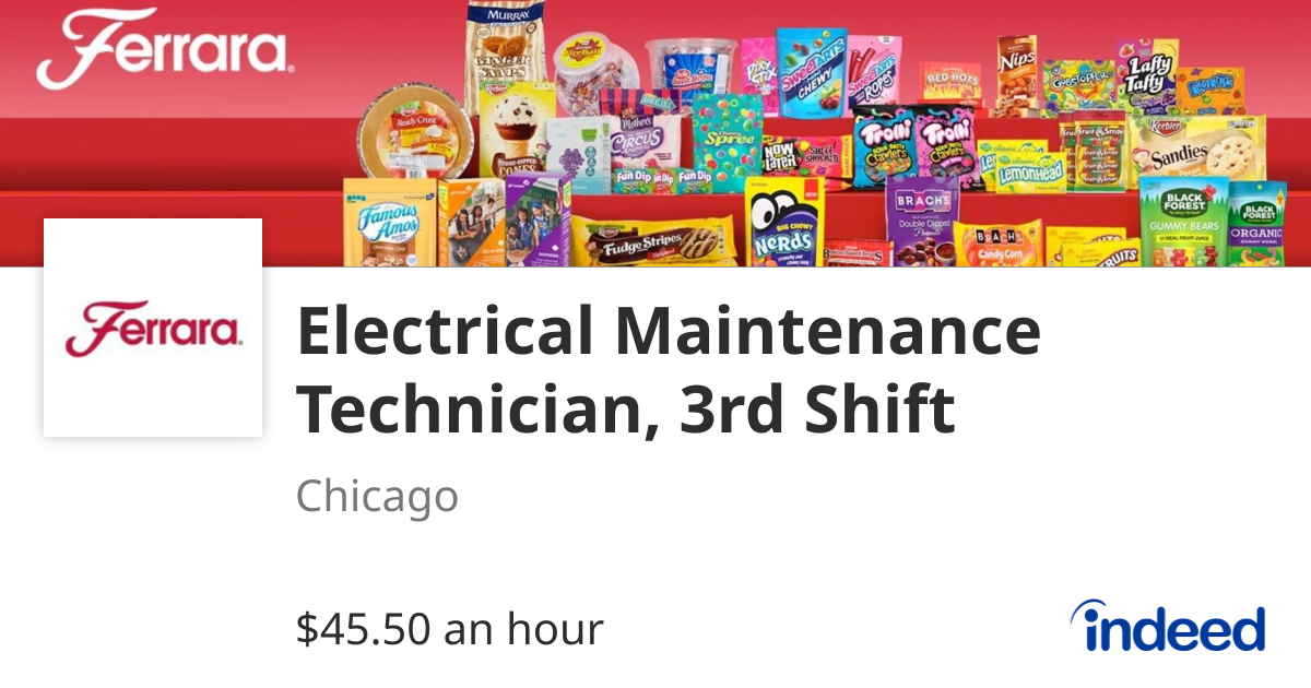 Electrical Maintenance Technician, 3rd Shift