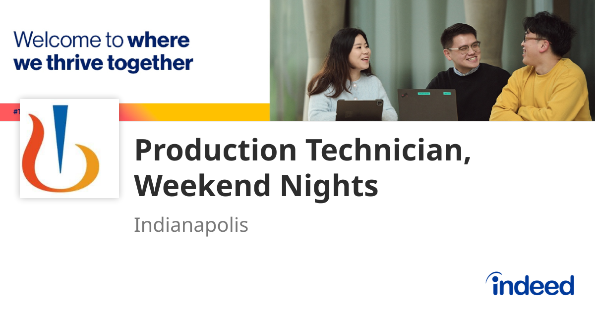 Production Technician, Weekend Nights