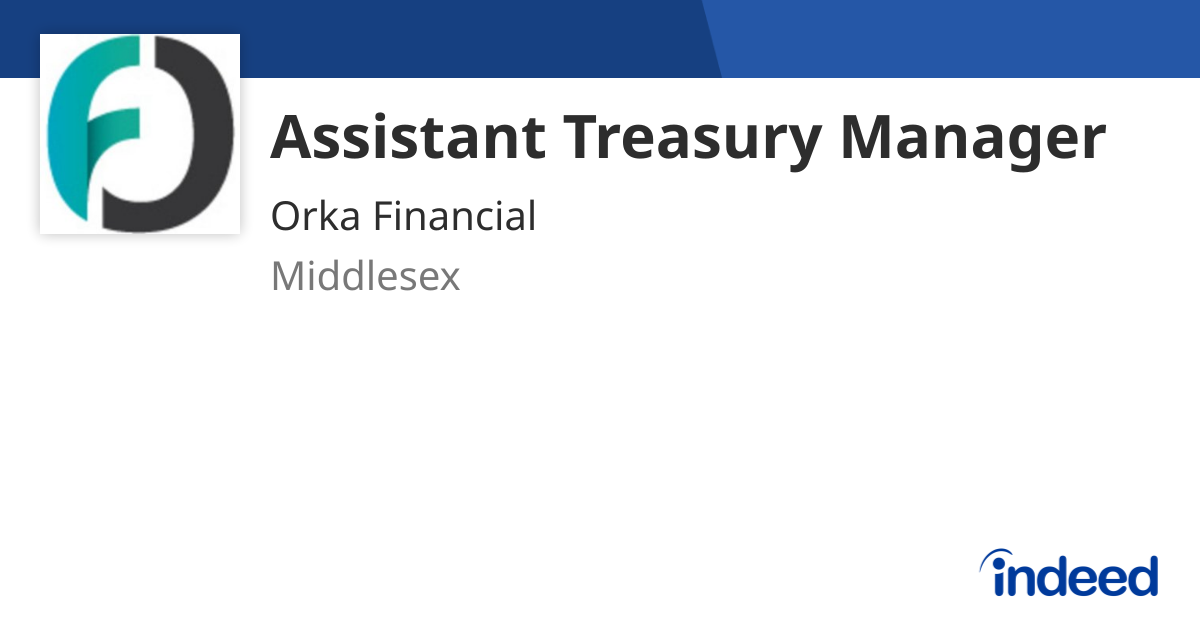 Assistant Treasury Manager - Middlesex - Indeed.com