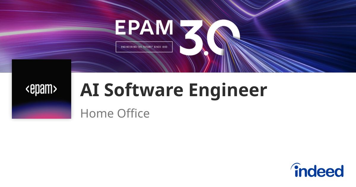 AI Software Engineer - Home Office - Indeed.com