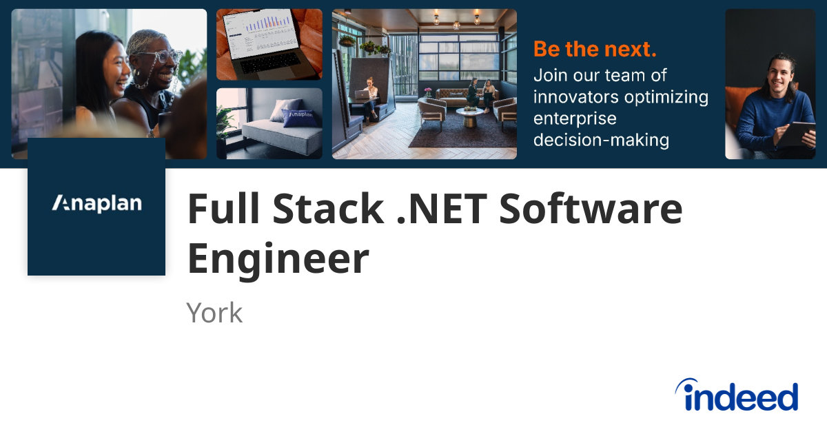 Full Stack .NET Software Engineer - York - Indeed.com