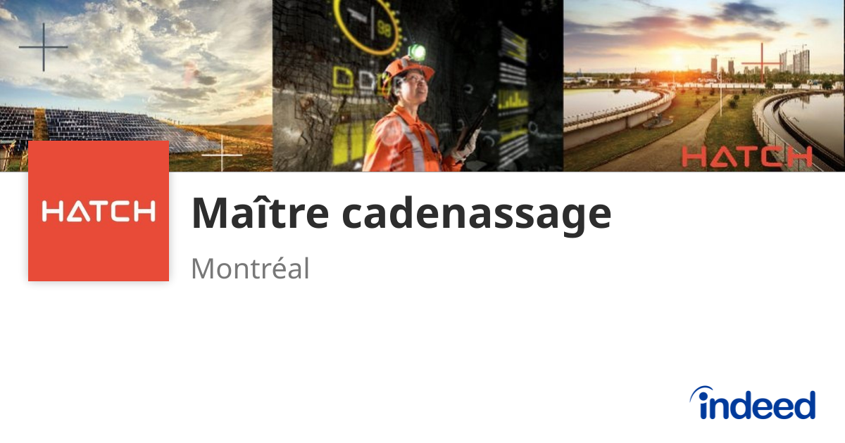 2g2 Maître cadenassage - Montréal, QC H3B 2G2 - Indeed.com